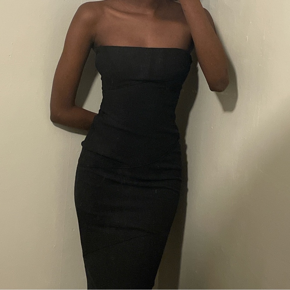 Oscar dress black maxi